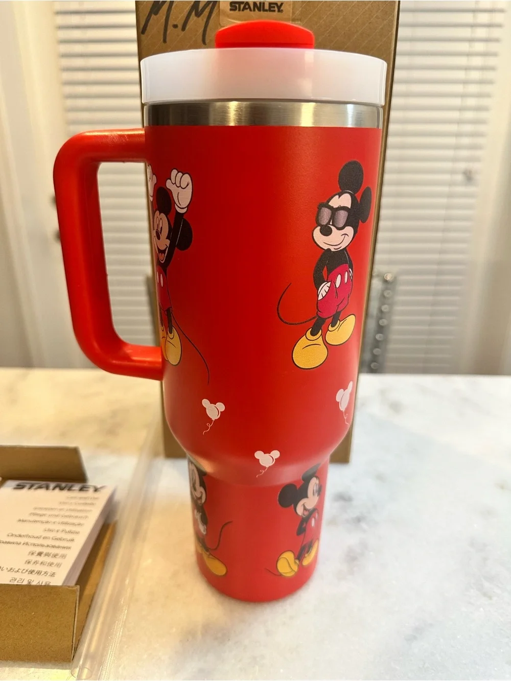 Stanley Disney Mickey Mouse Red 40oz Quencher H20 Tumbler - Picture 5 of 14